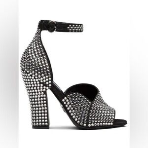 Prada Crystal Embellished Sandles